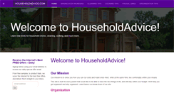 Desktop Screenshot of householdadvice.com